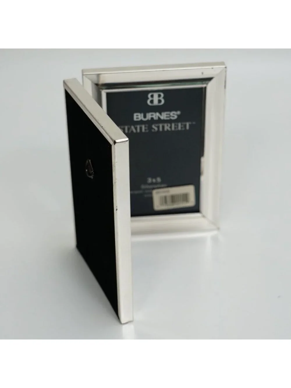 Burnes State Street Double Frame Silverplate Folding for Two 3x5s